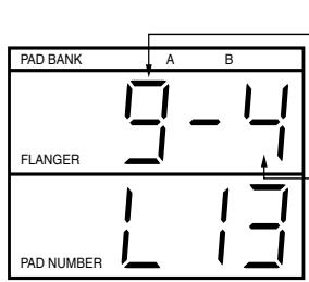 PAD BANK A B 9-4 FLANGER 1-13 PAD NUMBER