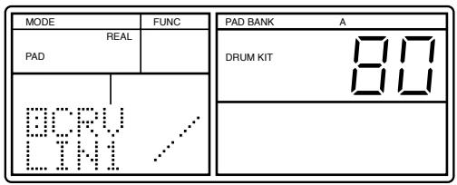 MODE REAL PAD FUNC PAD BANK A DRUM KIT 80 BRRY BRRY /