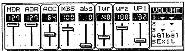 ROLAND E-96 - Curseurs groupés et curseurs de bus - 1