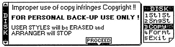 ROLAND E-96 - Disk copy (copier des disquettes) - 1