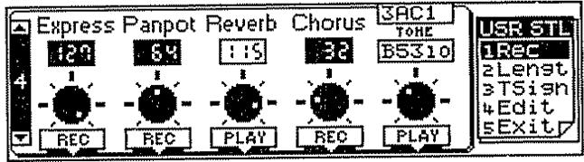 ROLAND E-96 - Ajout ou changement de réglages de parts existants - 2