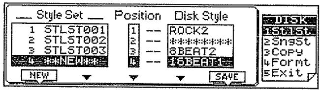 ROLAND E-96 - Sauvegarde d'un user style set - 1