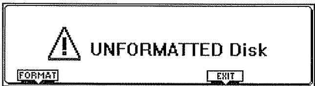 ROLAND E-96 - Formater une disquette - 1