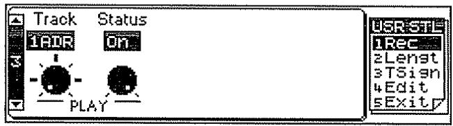ROLAND E-96 - Étouffer des parts pour en enregistrer d'autres (status) - 1