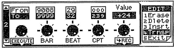 ROLAND E-96 - Beat (1~[nombres de temps par mesure]) - 3