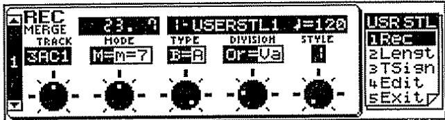 ROLAND E-96 - Mode record (enregistrement) - 3
