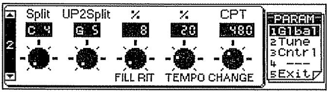 ROLAND E-96 - Résumé (paramètre performance memory) - 2