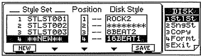 ROLAND E-96 - Disque sauvegarde des données sur disquette - 15