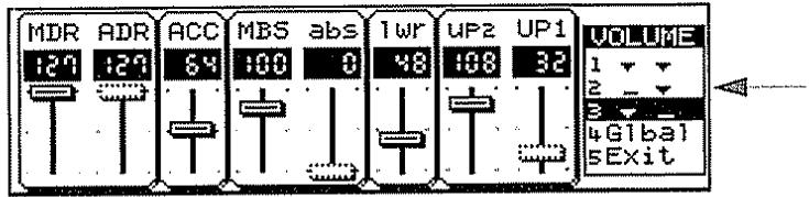 ROLAND E-96 - Curseurs groupés et curseurs de bus - 3