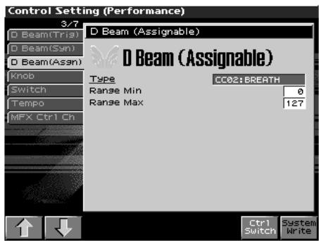 ROLAND FANTOM X7 - LFO rate - 1