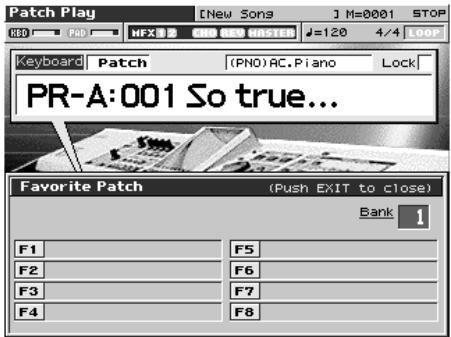 ROLAND FANTOM X7 - Sélection de patches favoris - 1