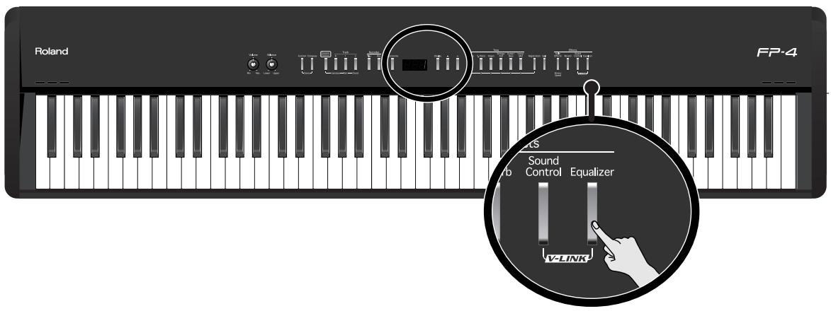 ROLAND FP-4 - Changer le timbre (égaliseur) - 1