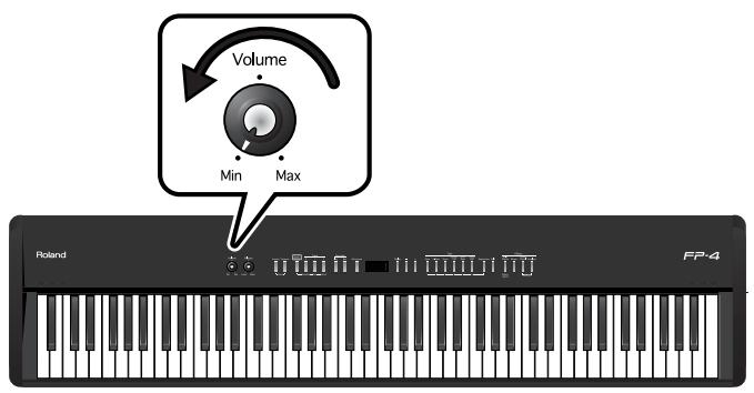 ROLAND FP-4 - Mise sous tension - 1