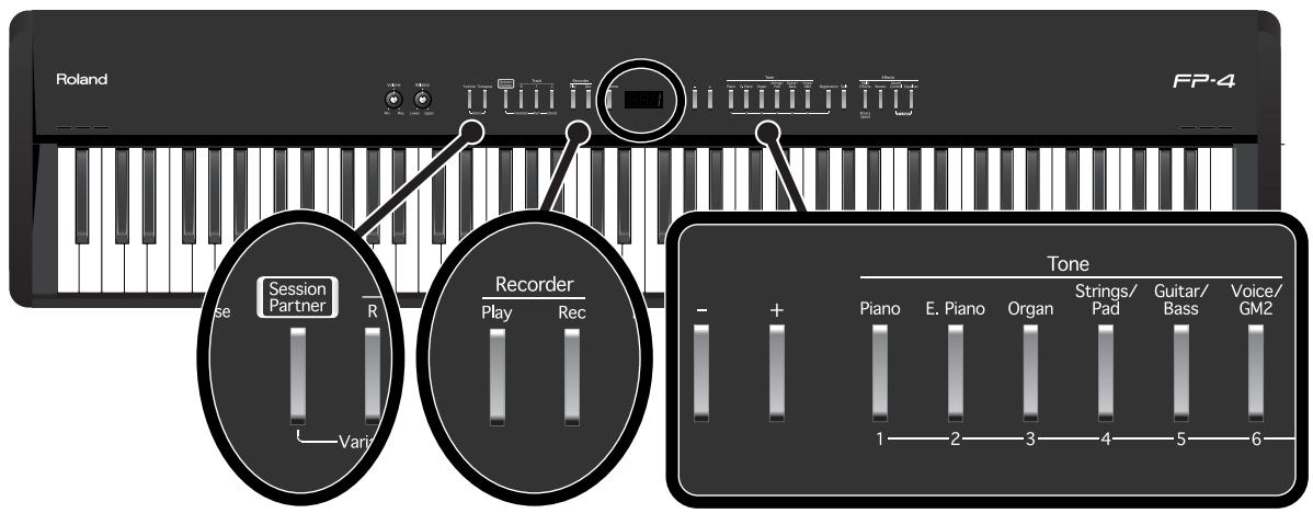 ROLAND FP-4 - Enregistrement de votre jeu avec Session Partner - 1