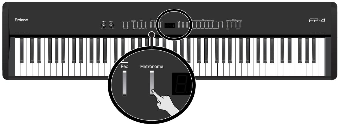 ROLAND FP-4 - Utilisation du métronome - 1