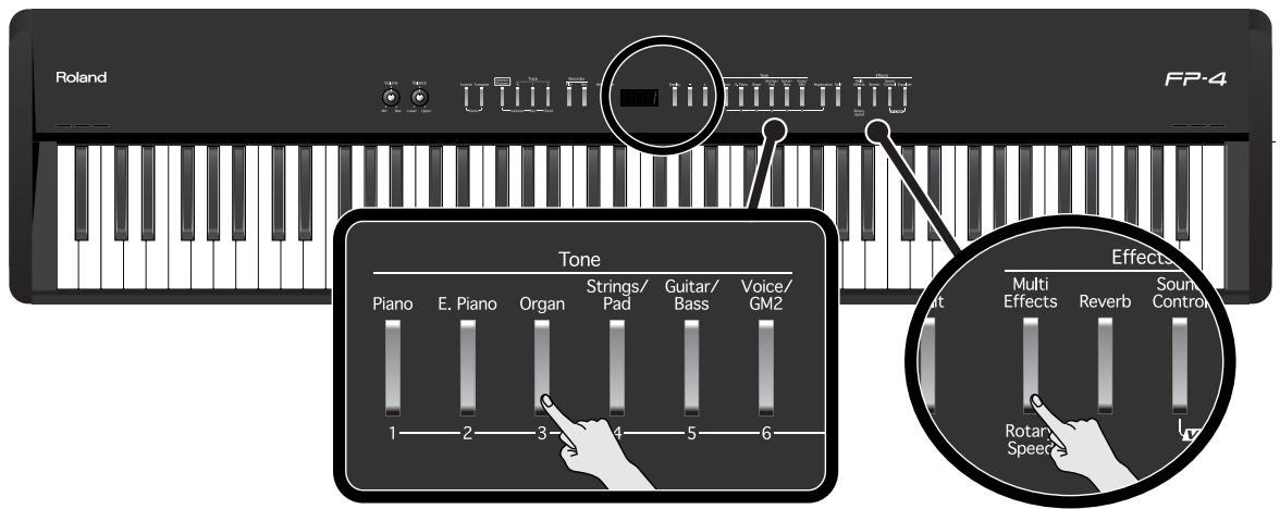 ROLAND FP-4 - Qu'est-ce que l'effet Rotary ? - 1