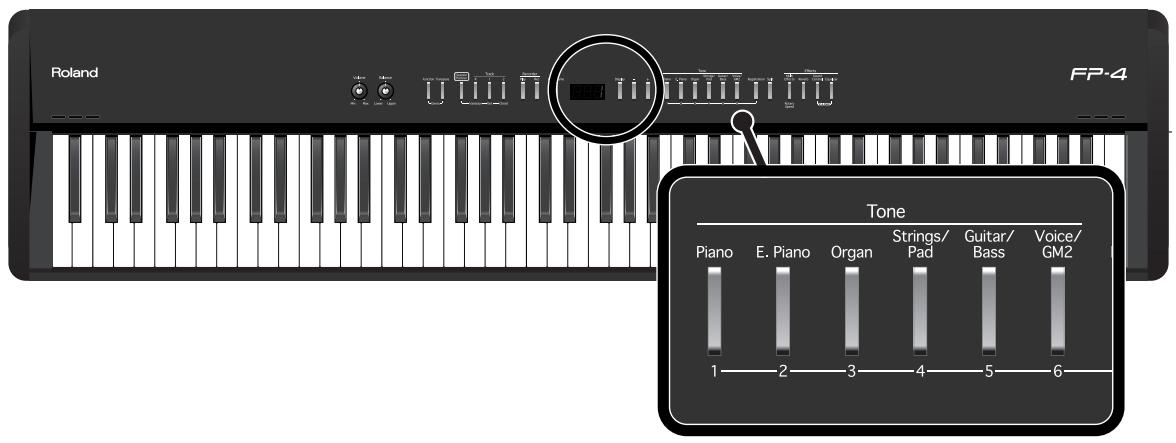 ROLAND FP-4 - Superposition de deux sons - 1