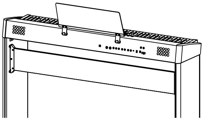 ROLAND FP-4 - Installer le pupitre - 2