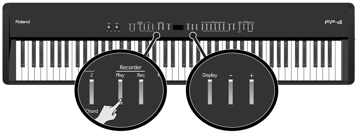 ROLAND FP-4 - Écouter les morceaux internes - 2