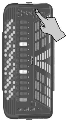 ROLAND FR-5B - Sélection de paramètres via le menu - 1