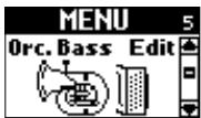 ROLAND FR-7 - Paramètres ORC. BASS EDIT - 1