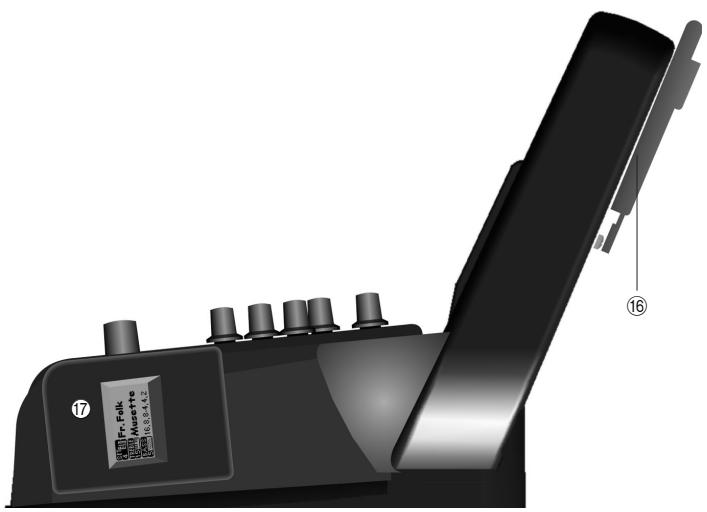 ROLAND FR-7 - Écran et barre master - 1