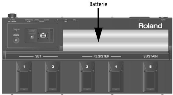 ROLAND FR-7 - Recharger la batterie sur le fbc-7 - 7