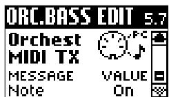 ROLAND FR-7 - Orc bass MIDI TX - 1