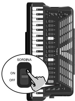 ROLAND FR-7 - Utilisation de la sourdine (sordina) - 1