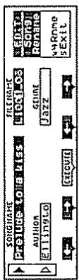 ROLAND G-1000 - Disk list edit: programmation de la base - 5