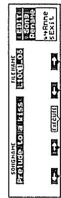 ROLAND G-1000 - Disk list edit: programmation de la base - 6