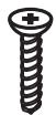 ROLAND GK-3 - Vis tête plate 3 x 16 mm - 1