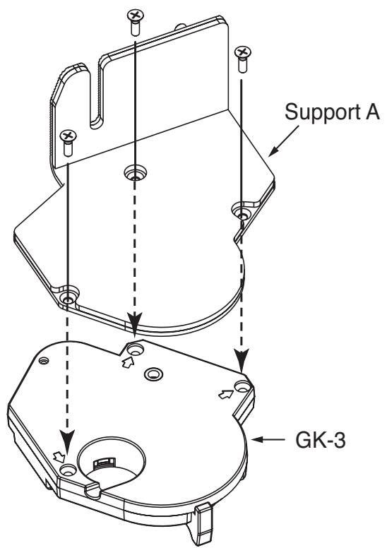 ROLAND GK-3 - Fixation avec le support - 1