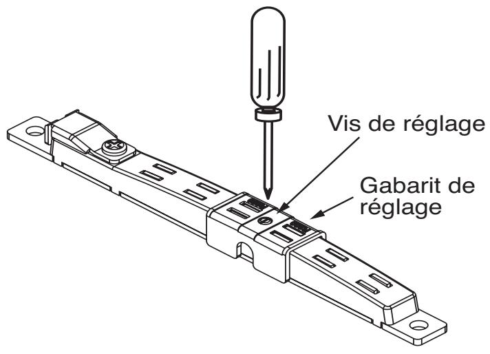 ROLAND GK-3 - Réglez la hauteur des capteurs à l'aide du tournevis fourni avec l'appareil. - 1
