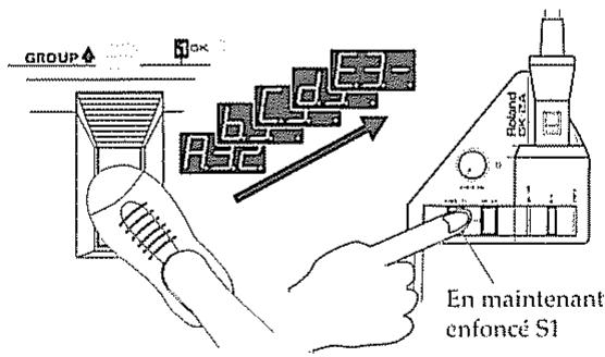 ROLAND GR-30 - Emploi du module de base pour sélectionner les patches - 4