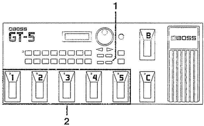 ROLAND GT-5 - Pour changer le groupe - 1