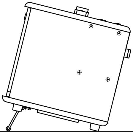 ROLAND AC-90 - Verwendung des ausklappbaren Bügels - 1