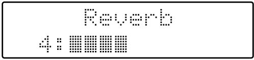 ROLAND AT15 - Réglez le niveau général de réverbération au moyen des boutons Reverb [▲] et [▼]. - 1