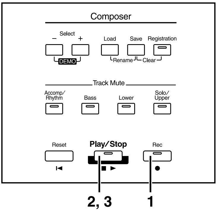 ROLAND AT15 - Enregistrement de données par dessus un morceau existant - 1