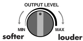 ROLAND CD-2 - Réglage du volume - 1