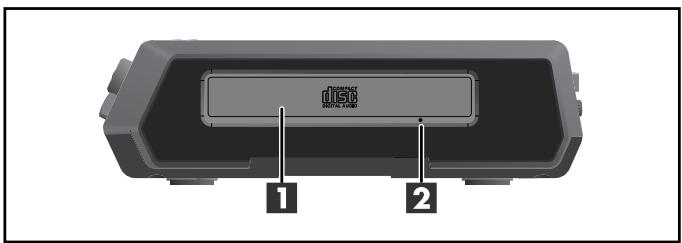 ROLAND CD-2 - Bouton d'éjection de la carte - 1
