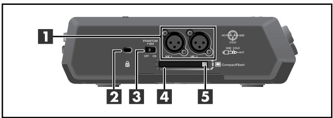 ROLAND CD-2 - Bouton record ( ● )/MARKER - 1