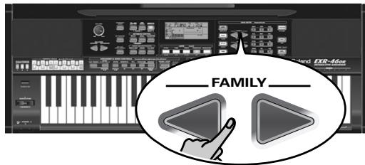 ROLAND EXR-46 OR - Édition de paramètres (procédure générale) - 2