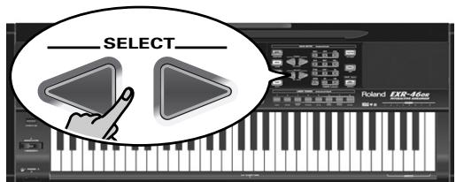 ROLAND EXR-46 OR - Édition de paramètres (procédure générale) - 3