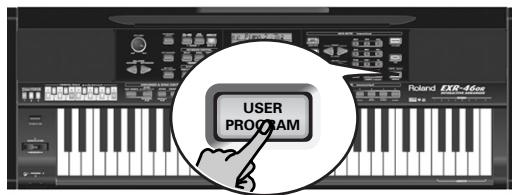 ROLAND EXR-46 OR - Enregistrer les réglages dans un programme utilisé - 1