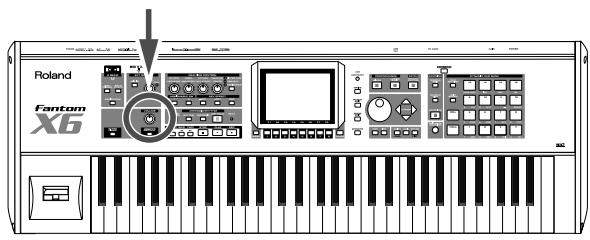 ROLAND FANTOM X6 - Mise sous tension - 2