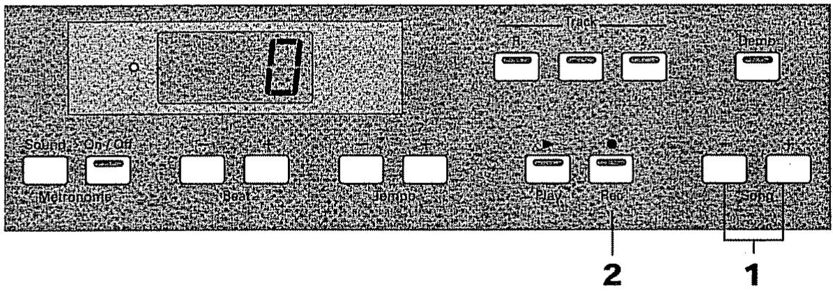 ROLAND HP-337 E - Effacer des morceaux enregistrés - 1