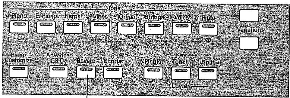 ROLAND HP-337 E - Ajout de réverbération au son (effet Reverb) - 1