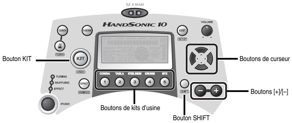 ROLAND HPD-10 - Boutons de kits - 1