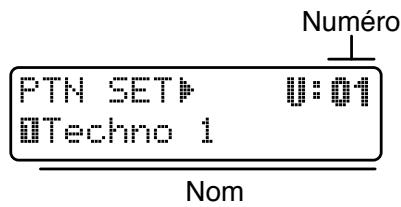 ROLAND JX-305 - Rappel d'un pattern - 2
